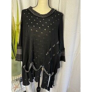 Prisa Collection One Size Cut Out Hobo Style Top Slit Bottom Hem And Tie Back